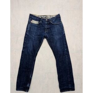 DGK Jeans Mens 32 X 30 Straight Fit Never Wash Selvedge Camo  indigo Y2K Vtg